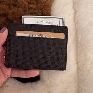 Black Card Holder Wallet